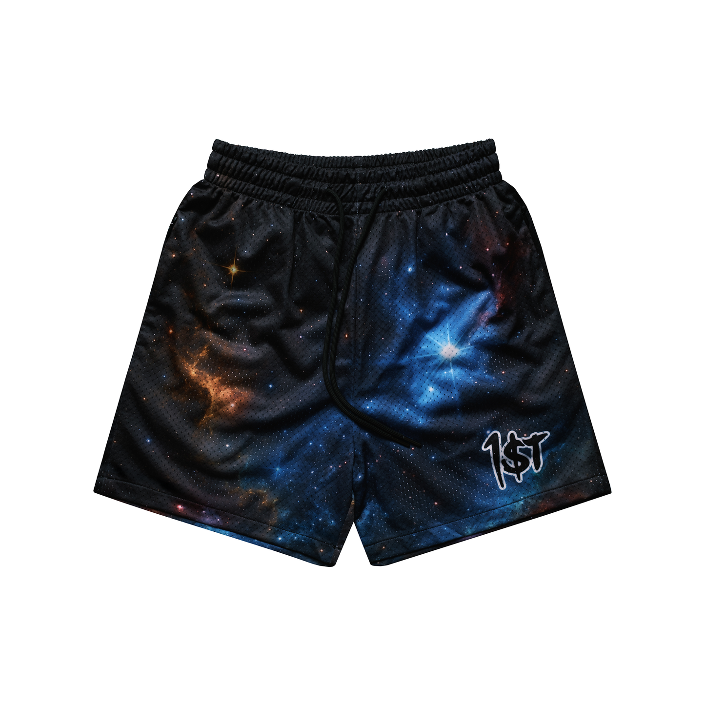 Galaxy Mesh Shorts by 1ST By Brian Alcazar