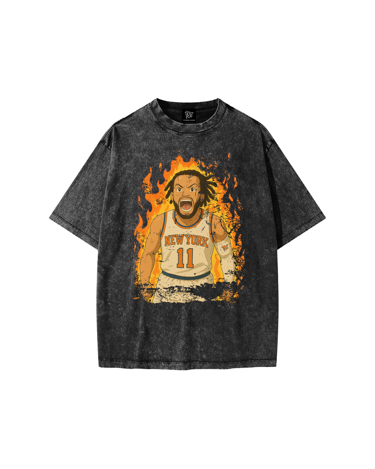KIDS "Brunson Burner" Acid Wash Tee