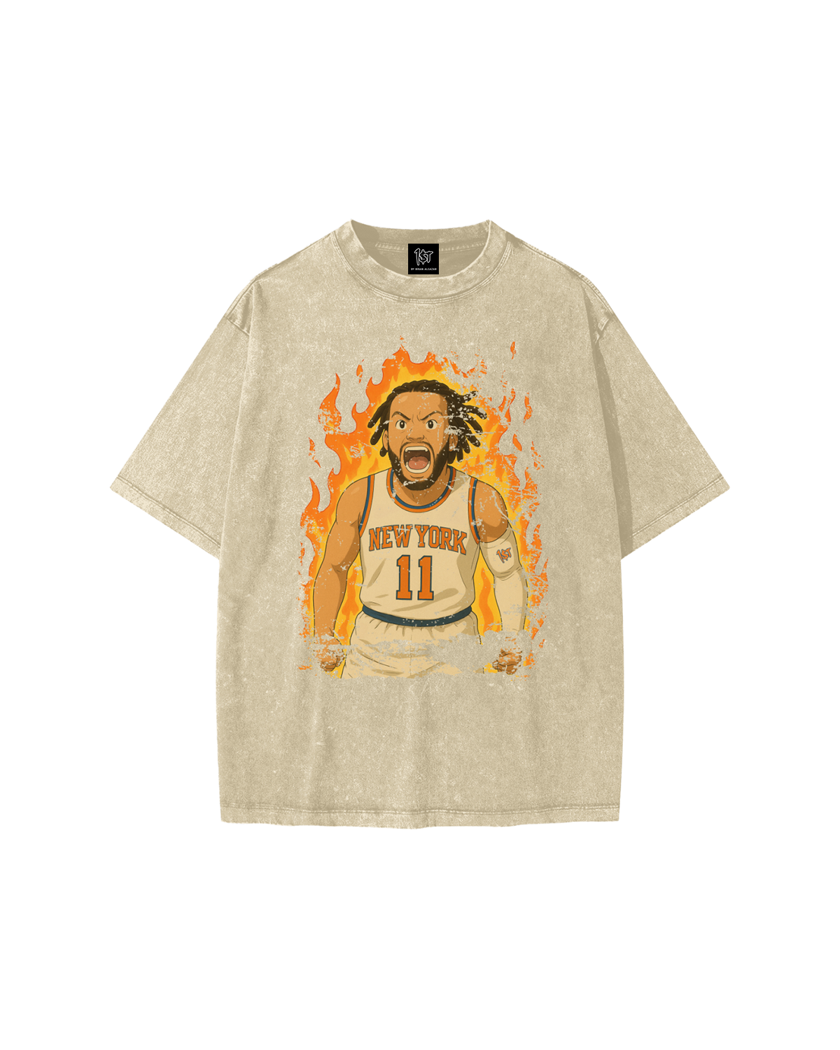 KIDS "Brunson Burner" Acid Wash Tee