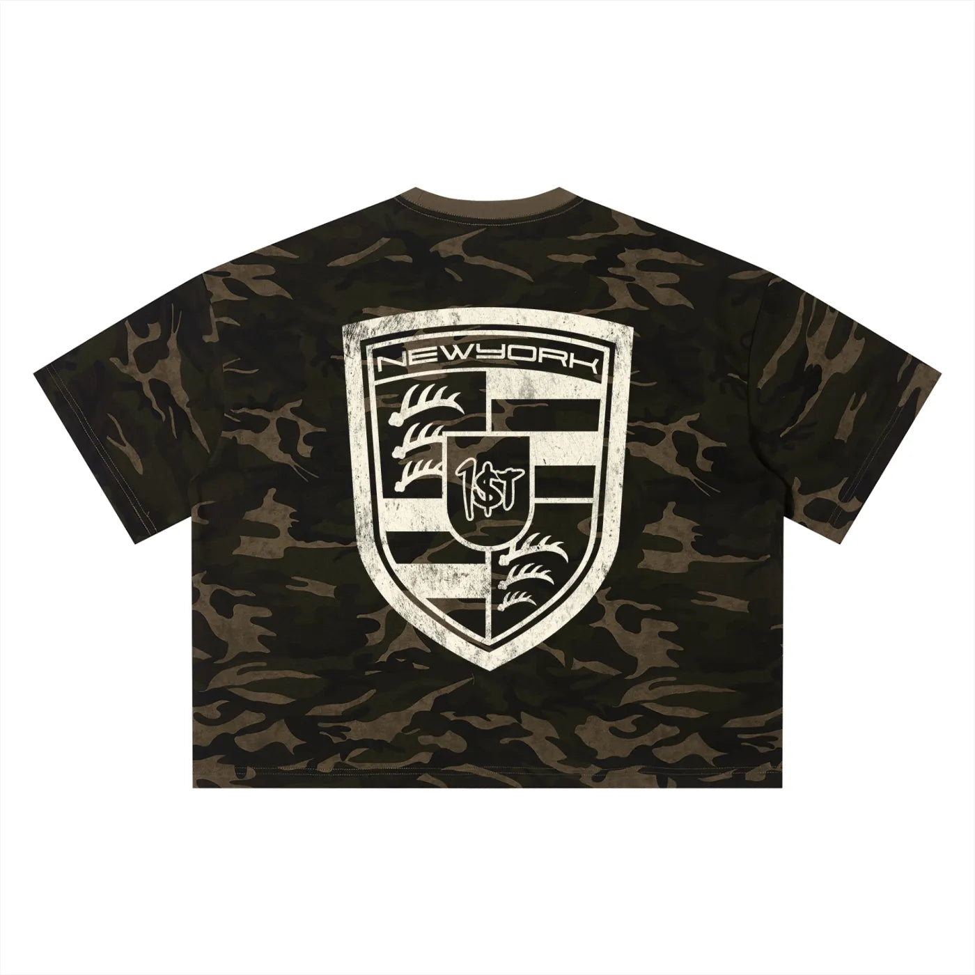 1st Motorsport Camo Boxy Tee