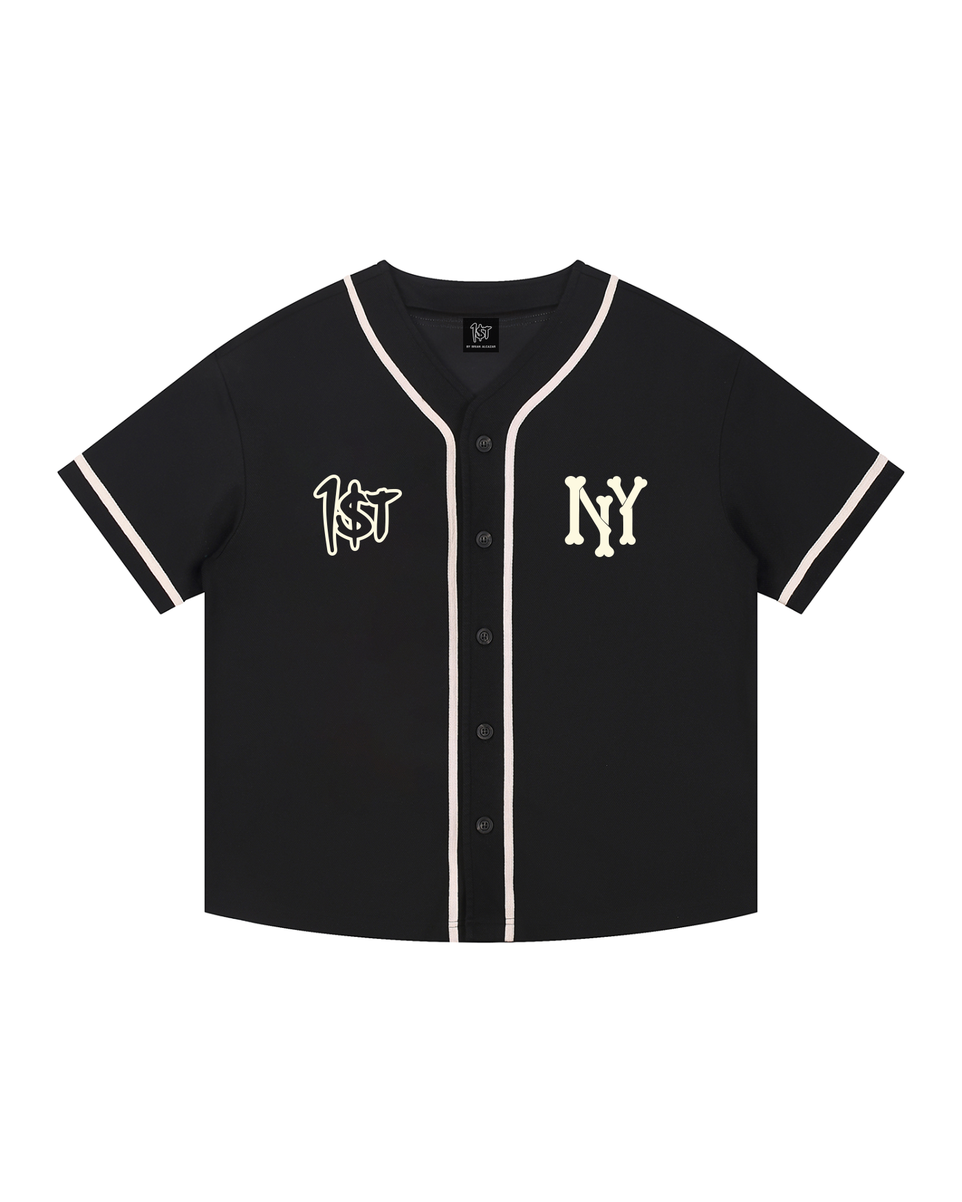 "NY to the Bone" Button Up Jersey
