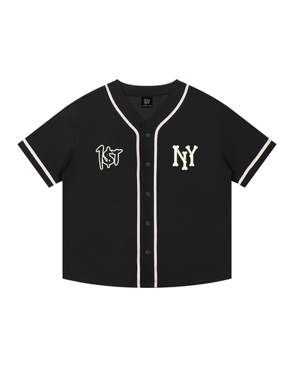 "NY to the Bone" Button Up Jersey