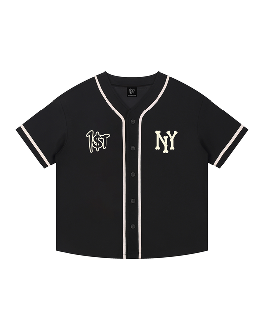 "NY to the Bone" Button Up Jersey