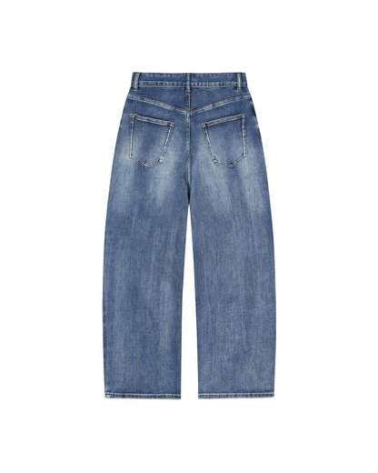 "DEAD EYE" Sun Faded Denim