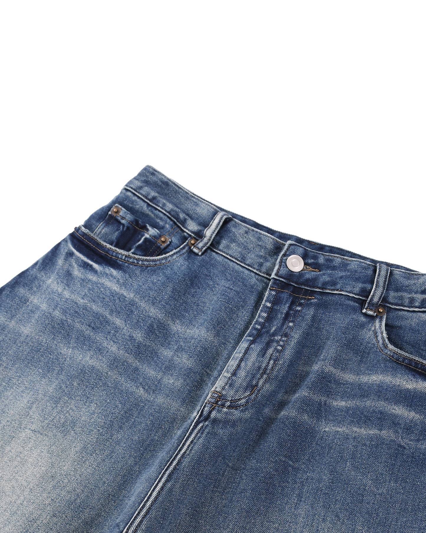 "DEAD EYE" Sun Faded Denim