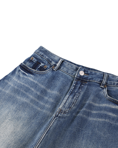 "DEAD EYE" Sun Faded Denim
