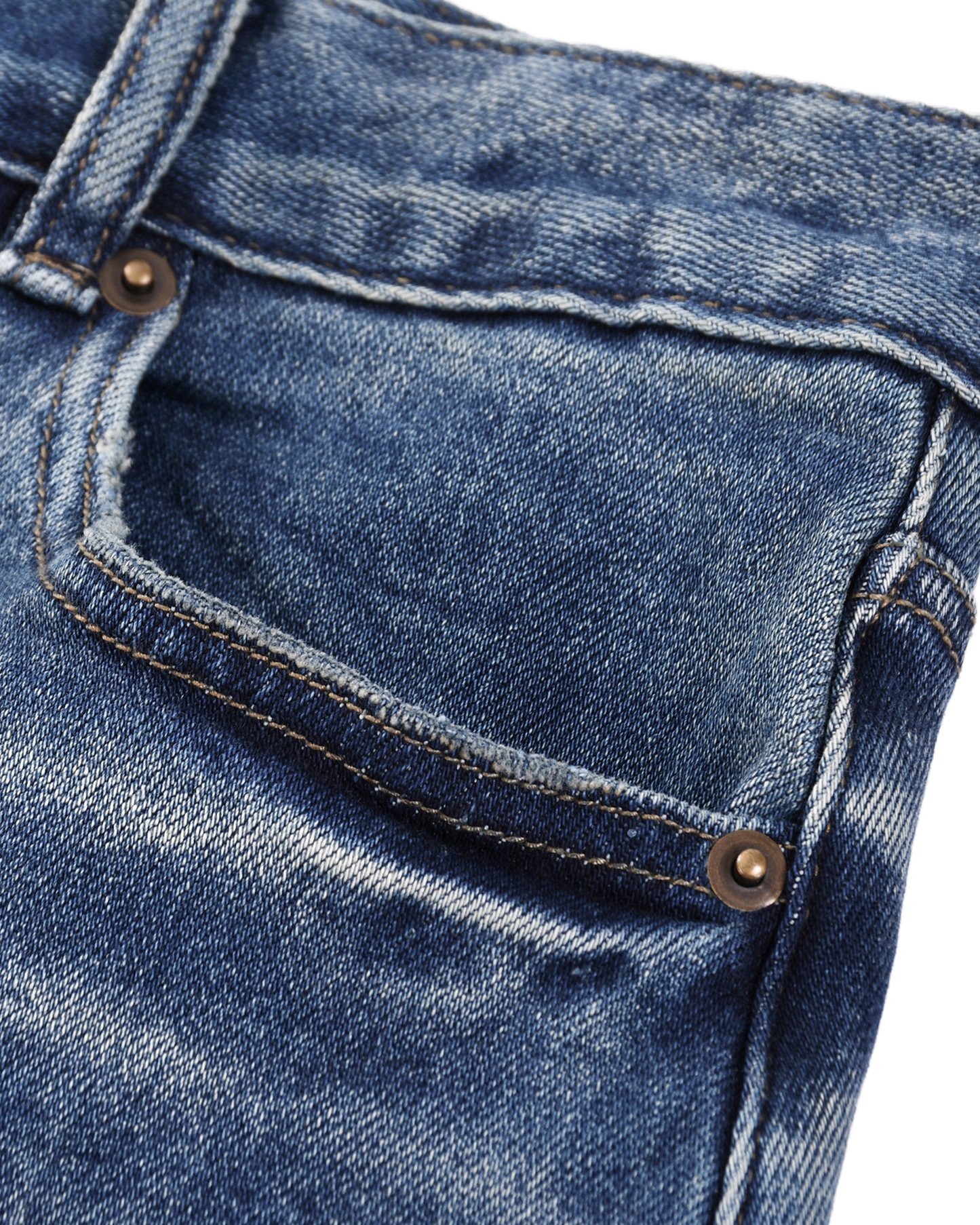 "DEAD EYE" Sun Faded Denim