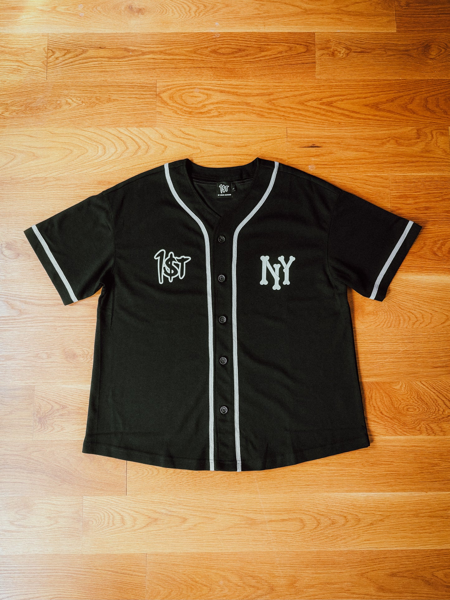 "NY to the Bone" Button Up Jersey